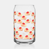 Cherry Cheesecake Dessert Blikvorm Glas (Achterkant)