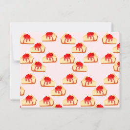 Cherry Cheesecake Dessert Briefkaart