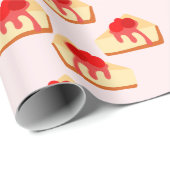 Cherry Cheesecake Dessert Cadeaupapier (Rol Hoek)