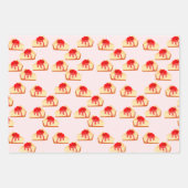 Cherry Cheesecake Dessert Inpakpapier Vel (Voorkant 3)