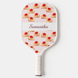 Cherry Cheesecake Dessert Pickleball Paddle