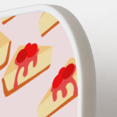 Cherry Cheesecake Dessert Pickleball Paddle (Links Detail)