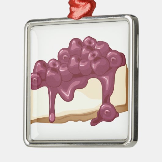 Cherry Cheesecake Metalen Ornament (Links)