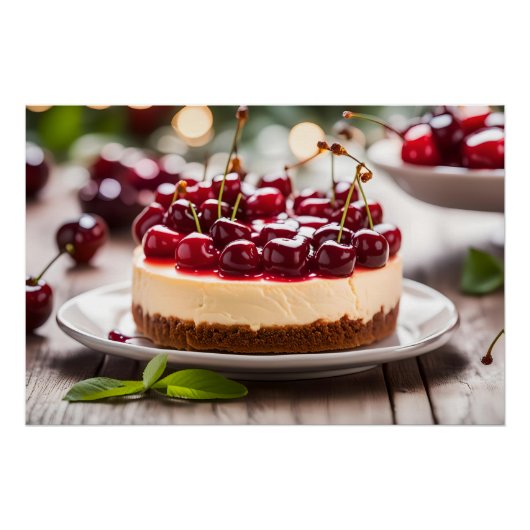 Cherry Cheesecake Perfect Poster (Voorkant)