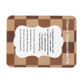 Cherry Cheesecake Recipe Magneet (Horizontaal)