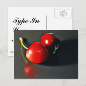 Cherry Cherries Fruit Briefkaart (Voorkant / Achterkant)
