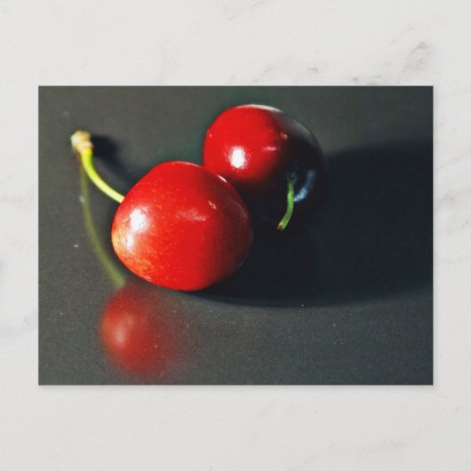 Cherry Cherries Fruit Briefkaart (Voorkant)