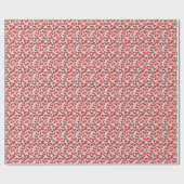 Cherry Cherries Pink Cadeaupapier (Vlak)