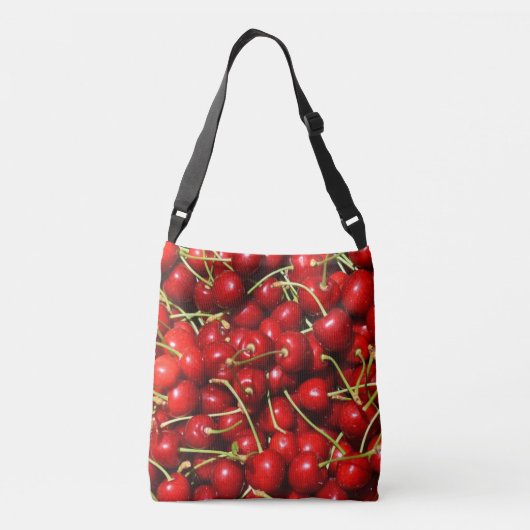 Cherry Cherries Red Crossbody Tas (Achterkant)
