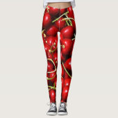 Cherry Cherries Red Leggings (Voorkant)