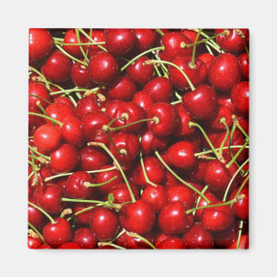Cherry Cherries Red Magneet