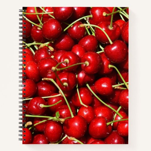 Cherry Cherries Red Notitieboek (Voorkant)