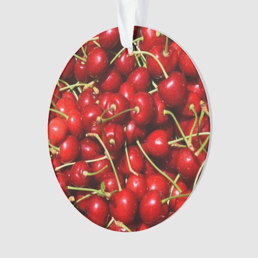 Cherry Cherries Red Ornament (voorkant)