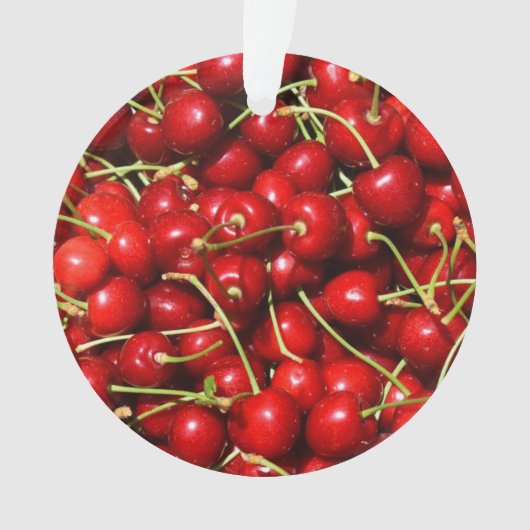 Cherry Cherries Red Ornament (voorkant)