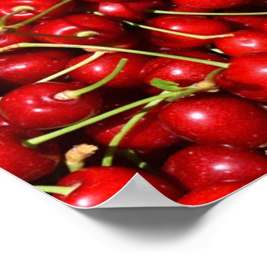 Cherry Cherries Red Poster (Hoek)