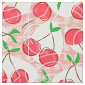 Cherry Cherry Gingham Stof (Swatch)