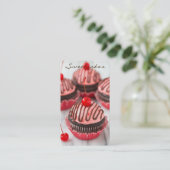 Cherry Chocolate Bakkerij Visitekaartje (Staand voorkant)