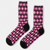 Cherry Chocolate Duurzame Premium Argyle    Sokken (Links)