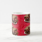 Cherry Chocolate Marshmallow Fudge op een Bord Koffiemok (Center)