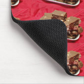Cherry Chocolate Marshmallow Fudge op een Bord Muismat (Hoek)