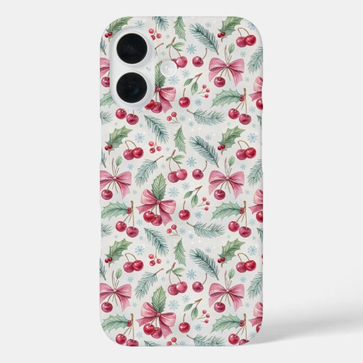 Cherry Christmas Case-Mate iPhone Case (Achterkant)