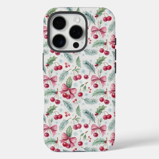 Cherry Christmas Case-Mate iPhone Case (Achterkant)