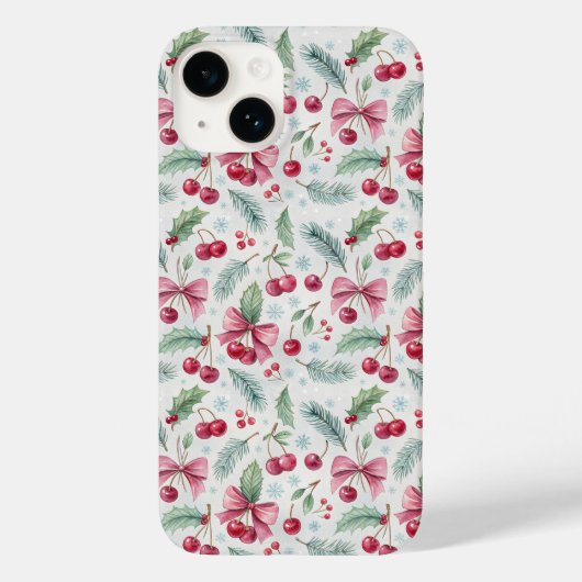 Cherry Christmas Case-Mate iPhone Case (Achterkant)