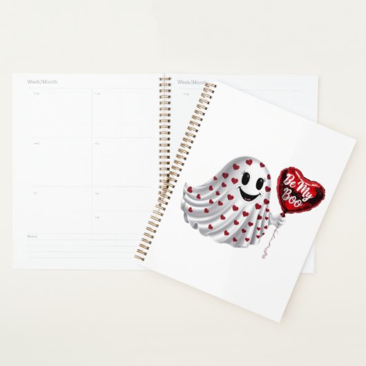 Cherry Coded Valentijnsdag Gepersonaliseerde Plann Planner (Display)