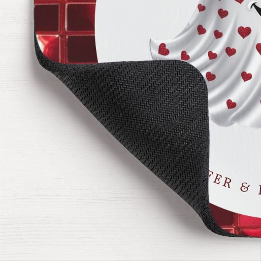 Cherry Coded Valentijnsdag Muismat (Hoek)