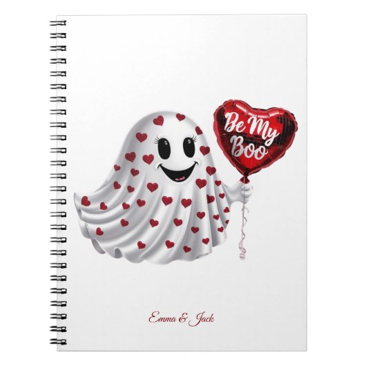 Cherry Coded Valentijnsdag  Notitieboek (Voorkant)