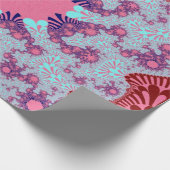 Cherry Cola Sunburst Cadeaupapier (Hoek)