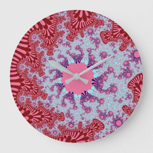 Cherry Cola Sunburst Grote Klok (Voorkant)