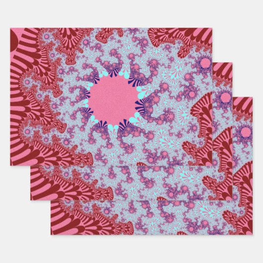 Cherry Cola Sunburst Inpakpapier Vel (Set)