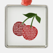Cherry Complete Pi Metalen Ornament (Voorkant)