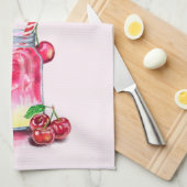 Cherry Cool Drink Fruits Keukenhanddoek (Quarter Fold)