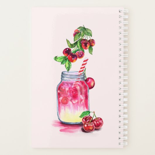 Cherry Cool Drink Fruits Planner (Achterkant)