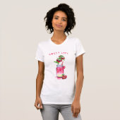 Cherry Cool Drink Funny Party T-shirt Aangepaste t (Voorkant volledig)