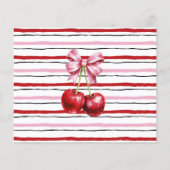 Cherry Coquette Advies Mam & Pap Baby shower Kaart (Achterkant)