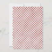 Cherry Coquette Cupcake Waterverf Verjaardagsfeest Kaart (Achterkant)