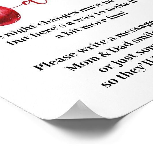 Cherry Coquette Late Night Luiers Douche Spel Poster (Hoek)