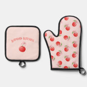 Cherry Coquette Ovenwant & Pannenlap Set (Voorkant)