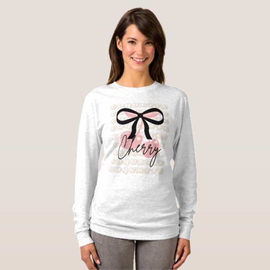 CHERRY COQUETTE T-SHIRT (Voorkant volledig)