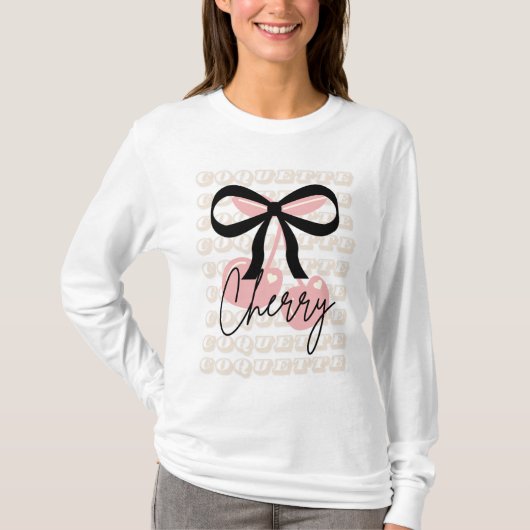 CHERRY COQUETTE T-SHIRT (Voorkant)
