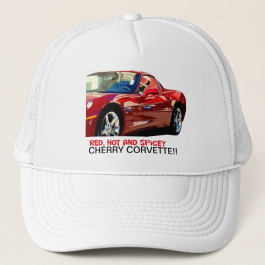 CHERRY CORVETTE TRUCKER PET (Voorkant)