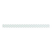 Cherry Cottage Aqua Dotted Rib Grosgrain Lint (Voorkant)