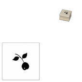 Cherry Cottage Rubber Stamp 1" Rubberstempel (Gestempeld)