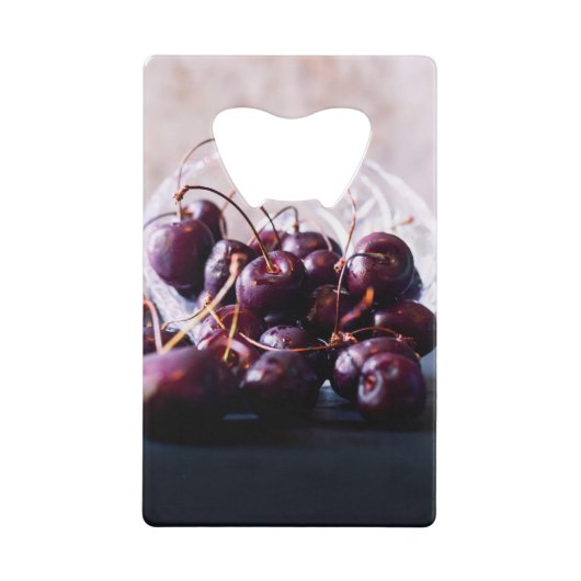 Cherry Creditkaart Flessenopener (Voorkant)