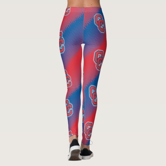 Cherry Creek (CC) Red en Blue Leggings (Achterkant)