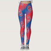 Cherry Creek (CC) Red en Blue Leggings (Voorkant)
