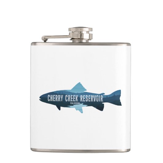 Cherry Creek Reservoir Colorado Fish Heupfles (Voorkant)